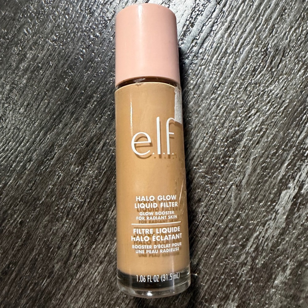 e.l.f. Halo Glow Liquid Filter Unisex 1.06oz Tan Deep Complexion Booster Glowy